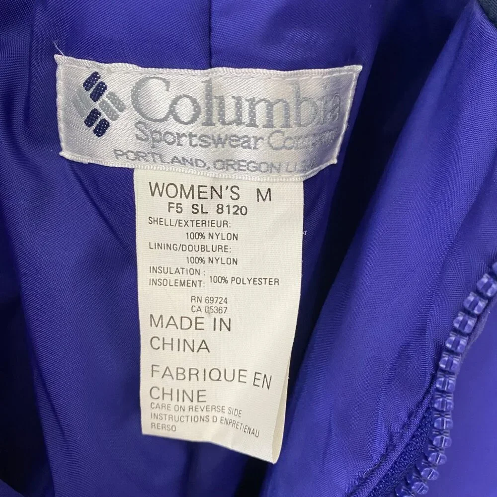 Columbia Womens Medium Snow Pants Nylon Waterproof Adjustable Straps Snow Ski - Picture 3 of 15